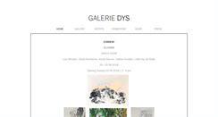 Desktop Screenshot of galeriedys.com