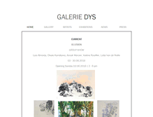 Tablet Screenshot of galeriedys.com